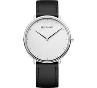 Bering Unisex Quarz Uhr | Armbanduhr 39 mm Edelstahlgehäuse und Sunray Zifferblatt | Milanaisearmband | Saphierglas | 3 ATM | 15739