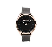 Bering Unisex Quarz Uhr | Armbanduhr 39 mm Edelstahlgehäuse und Zifferblatt | Milanaisearmband | Saphierglas | 3 ATM | 17039