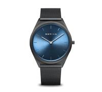 Bering Unisex Quarz Uhr | Armbanduhr 39 mm Edelstahlgehäuse und Zifferblatt | Milanaisearmband | Saphierglas | 3 ATM | 17039