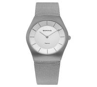 Bering Unisex Uhr Armbanduhr Titan Slim Classic - 11935-000 Meshband