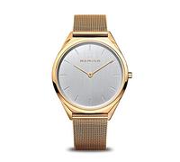 BERING Unisex Uhr Quarz Movement - Ultra Slim Collection mit Edelstahl und Saphirglas 17039-334 - 3 ATM