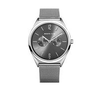 BERING Unisex Uhr Quarz Movement - Ultra Slim Collection mit Edelstahl und Saphirglas 17140-009 - 3 ATM
