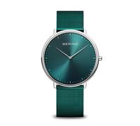 BERING Unisex Uhr Quarz Movement - Ultra Slim Collection mit Edelstahl und Saphirglas 15739-808