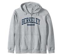 Berkeley California CA College University Style Marineblau Kapuzenjacke