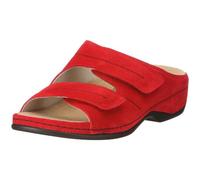 Berkemann 01080 Melbourne Fedora washable, Damen Clogs & Pantoletten, Veloursleder, Rot (rot 250), EU 41.5, (UK 7.5)