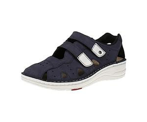 berkemann 03100 Larena - Damen Sandalen - 353-Blau-Nubuk für Damen, blau, Größe 40 EU / 6,5 UK