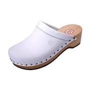 Berkemann Clog Soft Toeffler weiß Gr. 2,5 - 13 Leder 00412-100