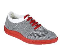 Berkemann Comfort Knit/Modell: Allegra/Schwarz-Weiß-Rot/Form: Antibes/Art: 05450-976 / Damen Größe 6 UK