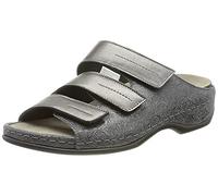 Berkemann Damen Andrea Hausschuh, anthrazitsilber/altbronze/schwarz, 37.5 EU