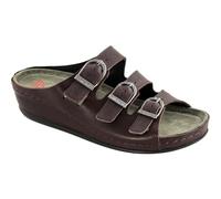Berkemann Damen Berkina Pantolette Rindsleder narrow Fußbett: nicht herausnehmbar 7,0 bordeaux Leder