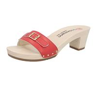 Berkemann Damen Holz Pantolette Leder medium Fußbett: Nicht herausnehmbar 5,5 rot Leder