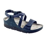 Berkemann Damen Lorenza Sandale, blau metallic, 36 1/3 EU