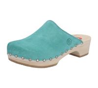 Berkemann Damen Metro-Toeffler Holzschuh, aquamarin, 38 2/3 EU