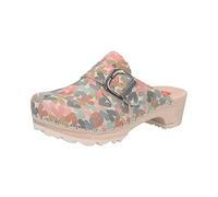 Berkemann Damen Urban-Toeffler Holzschuh, Multicolor hell/Abstrakt, 38 2/3 EU