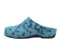 Berkemann Damenschuhe Clogs blau/Tupfen Filz blau - Gr. - 8 UK