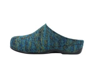 Berkemann Damenschuhe Clogs eisblau/grün Filz eisblau/grün Filz - Gr. - 4.5 UK
