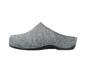 Berkemann Damenschuhe Clogs hellgrau Filz hellgrau Filz - Gr. - 39.5 EU | 6 UK