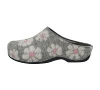 Berkemann Damenschuhe Clogs hellgrau Floralfilz hellgrau Floralfilz - Gr. - 5.5 UK