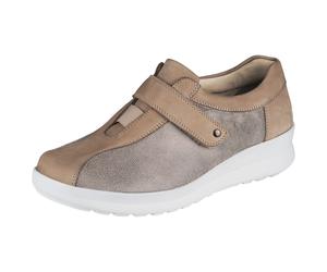 Berkemann Damenschuhe Slipper / Trotteur bronze/braun Leder/Stretch bronze/braun Leder - Gr. - 5.5 UK