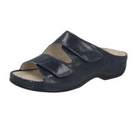 Berkemann Daria - Bequeme Damen Pantolette Leder mit herausnehmbarem Fußbett und Klettverschluss