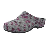 Berkemann Damen Donata Pantoffeln, Grau (Hellgrau/Tupfen 645), 37.5 EU