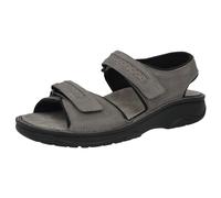 Berkemann Fabian Bequeme Herren Sandalette Leder mit herausnehmbarem Fußbett und Klettverschluß Trekking Sandale Wander- und Outdoor-Sandalen mit regulierbaren Klettverschlüssen