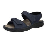 Berkemann Fabian Bequeme Herren Sandalette Leder mit herausnehmbarem Fußbett und Klettverschluss Trekking Sandale Wander- und Outdoor-Sandalen mit regulierbaren Klettverschlüssen