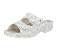 Berkemann Finja - Bequeme Damen Pantolette Leder mit herausnehmbarem Fußbett, Stretcheinsätzen und Klettverschluss