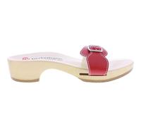 Berkemann / Hamburg-Sandale / B102 / Rot Glattleder/Sohle: Natur/Art: 00102-200 / Unisex