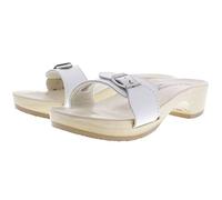 Berkemann / Hamburg-Sandale / B102 / Weiß Glattleder/Sohle: Natur/Art: 00102-100 / Unisex