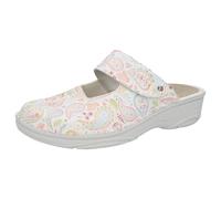 Berkemann Heliane - Bequemer Damen Clog herausnehmbarem Fußbett und Stretcheinsätzen Slipper Pantolette geeignet für Einlagen und bei Hallux Valgus