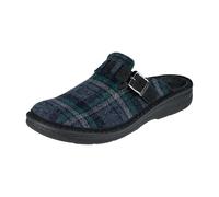 Berkemann Herren Berkoflex Clogs Filz Wide Fußbett: herausnehmbar 8,5 schwarz/Check Filz