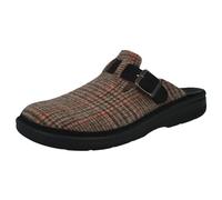 Berkemann Herren Mirko Hausschuh, Dunkelbraun/blau/Karo, 41.5 EU