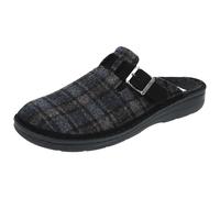 Berkemann Herrenschuhe Clogs dunkelgrau/blau/Karo Filz dunkelgrau/blau - Gr. - 6.5 UK