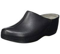 Berkemann Jada Damen Pantolette Echtleder mit Keilabsatz und Fußbett Leder Clogs Damenclogs