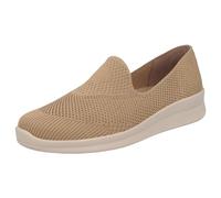 Berkemann Kira Damen Schlupfschuh Ballerina Loafer Slipper mit Wechselfußbett und atmungsaktivem gestricktem Schaft, Strickschuh geeignet für Einlagen und bei Hallux Valgus