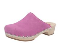 Berkemann Metro-Toeffler Echtleder mit Einer Holzsohle aus Pappelholz Unisex Holzschuhe Leder Clogs Damenclogs Schwedenclogs Holzclogs Klepper