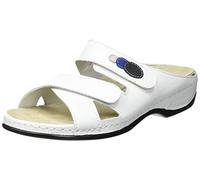 Felia Absatz-Sandalen weiß Kalbsleder Wechselfußbett mittel - Berkemann UK 5.5