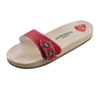 Berkemann Original-Sandale, Unisex-Erwachsene Pantoletten, Rot/rot, 37 EU (4 UK)