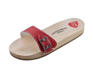 Berkemann Original-Sandale, Unisex-Erwachsene Pantoletten, Rot/rot, 37 EU (4 UK)