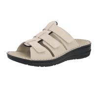 Berkemann Senta Sandale in urbanem Style mit DREI praktischen Klettverschlüssen und Wechselfußbett Sandalette für Einlagen geeignet