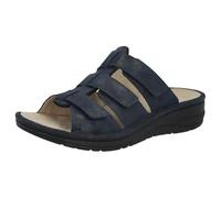 Berkemann Senta Sandale in urbanem Style mit DREI praktischen Klettverschlüssen und Wechselfußbett Sandalette für Einlagen geeignet