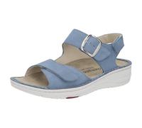 Berkemann Tilla Damen-Sandale aus Echtleder - Komfort-Sandalette mit Wechselfußbett, Klettverschluss & Handnaht