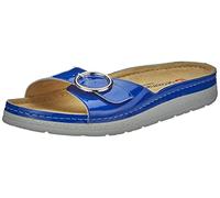 Berkemann Tori Damen Pantolette aus Mikro-Nubuk Bequeme Sandale mit Fußbett und einem verstellbaren Riemen mit Schnalle