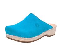 Berkemann Unisex Natur-Toeffler Holzschuh, aquamarin, 36 1/3 EU