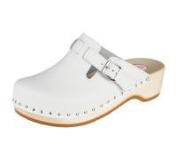 Berkemann Unisex Riem-toeffler Clogs, Weiß Weiß 100, 41.5 EU
