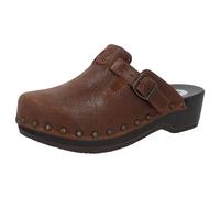Berkemann Unisex Riemen-Toeffler Holzschuh, Cognac, 43 1/3 EU
