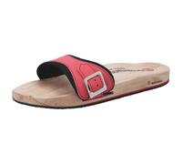 Berkemann Damen Berkilette Pantoletten, Mehrfarbig Rot Schwarz, 41.5 EU