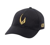 Berkshire Fashions Star Wars The Mandalorian Mudhorn Sigil Embroidered Snapback Hat Black One Size, Schwarz, Einheitsgröße