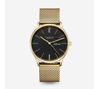 Berlin pianoschwarz - Edelstahl - Milanaise gold